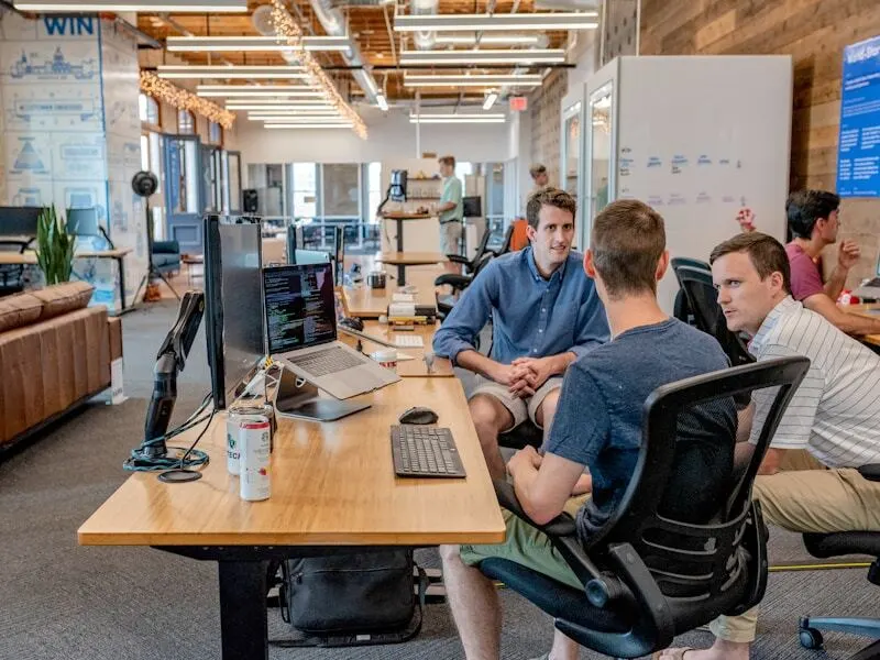 Office team meeting